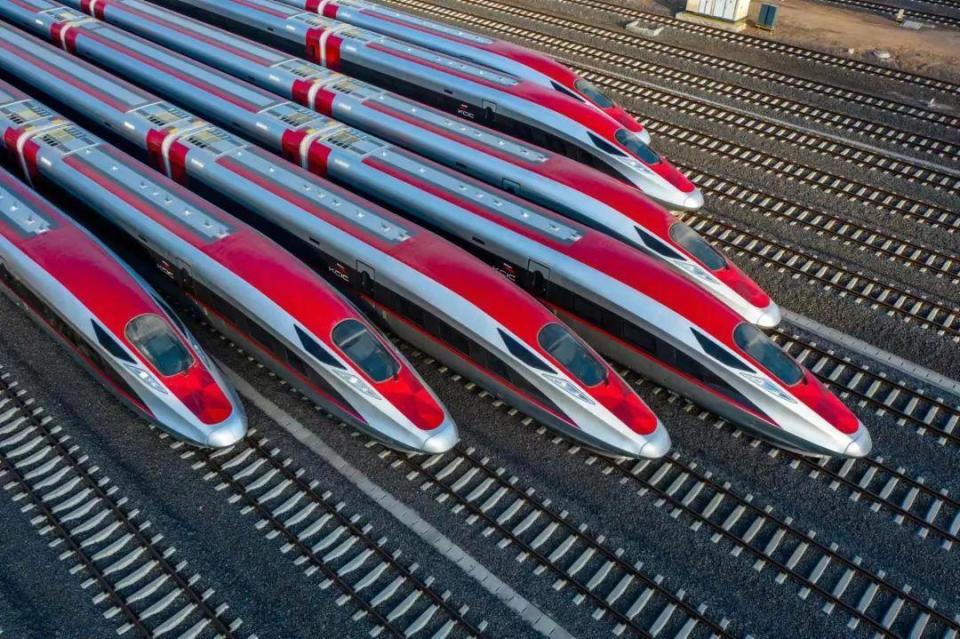 ?雅萬高鐵動車組。中國中車供圖。