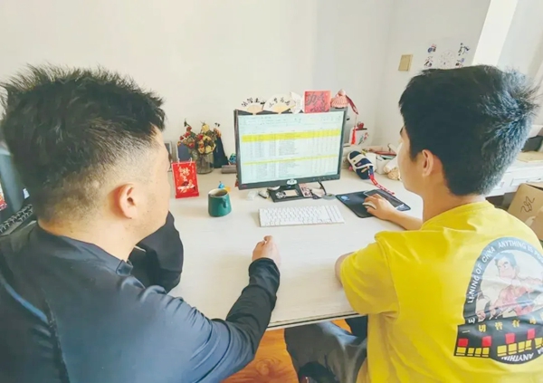 一起上課的畫面。北京航空航天大學(xué)供圖